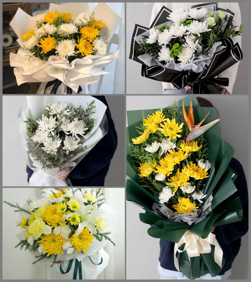 安徽芜湖市芜湖县花桥镇九十殿村白事花束代送